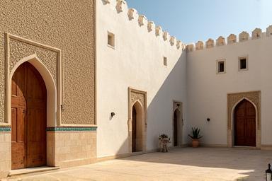 Cover image for cultural etiquette guide: showing traditional Arabian architecture