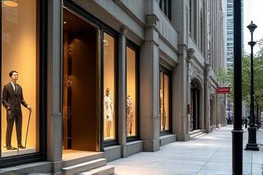 Cover image for luxury shopping guide: showing high-end retail storefronts